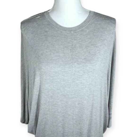 RICHARD HALLMARQ GRAY DOLMAN SLEEVE DRESS SZ.S EUC. - Picture 4 of 8